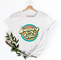 summer vibes beach shirt, gift for summer lover, summer shirt, summer vacation shirt, beach shirt, vacation shirt