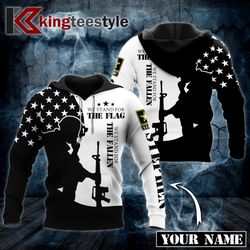 personalized us. army hoodie we stand for the flag us army 3d hoodie