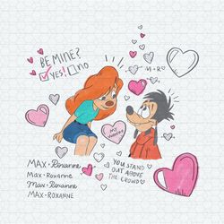 disney a goofy movie max and roxanne png