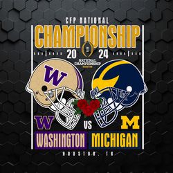 cfp national champs michigan vs washington png