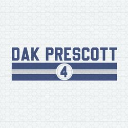 dak prescott dallas cowboys player svg