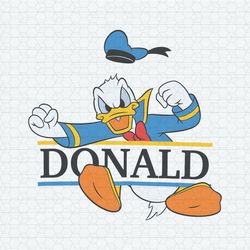 funny donald duck disney character svg