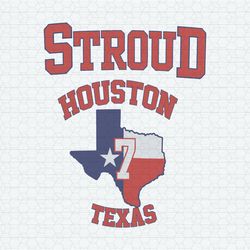 stroud houston texas football svg