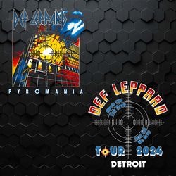 def leppard pyromania tour 2024 detroit png