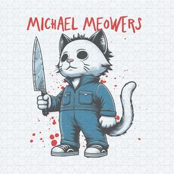 funny michael meowser horror movie png