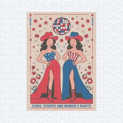 stars stripes and womens rights patriotic girls svg