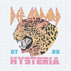 vintage 80s rock band def leppard hysteria png