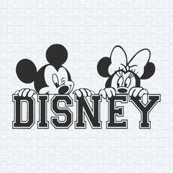 vintage disney mickey minnie mouse couple svg