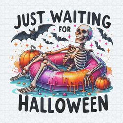 just waiting for halloween spooky summer png