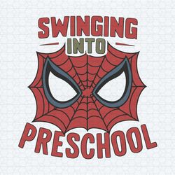 swinging into preschool back to school svg