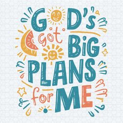 gods got big plans christian sublimation svg