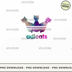 adicats parody t shirt for cat lovers tshirt - hoodie - mug full size and color png instant downlo