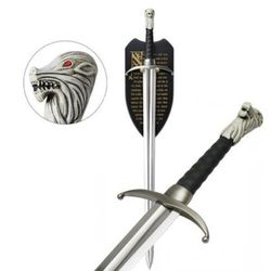 valyrian steel game of thrones long claw king jon snow's sword. replica sword handmade sword