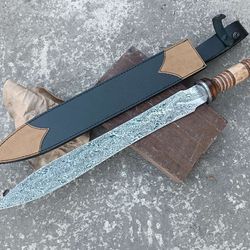 roman gladius handmade damascus steel sword hunting sword gift for men