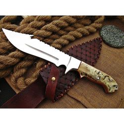 14" inch bowie, handmade high carbon 1095 bowie knife, best outdoor tool, gift for him, survival knife, anniversary gift