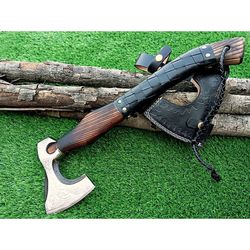 custom handmade carbon steel viking hatchet tomahawk