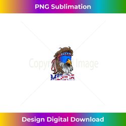 eagle mullet sunglasses merica 4th of july usa american flag tank top - exclusive sublimation digital file