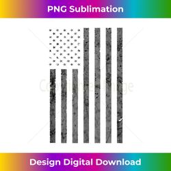 vintage black american flag tank top - modern sublimation png file