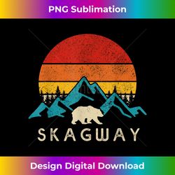skagway alaska vintage mountains grizzly bear nature - high-quality png sublimation download