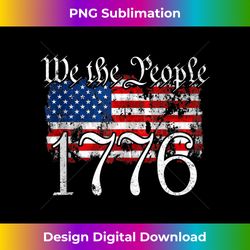 we the people 1776 u.s. constitution freedom american flag tank top - decorative sublimation png file