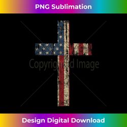 patriotic cross - american flag faith us independence day