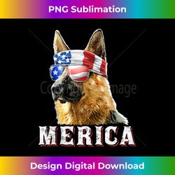 merica german shepherd dog 4th of july american flag bandana - stylish sublimation digital download