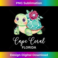 cape coral florida turtle vacation beach - sublimation-ready png file