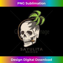 sayulita mexico palm fronds skull 2 - premium sublimation digital download