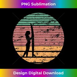 vintage sunrise surfer girl throwback retro 2 - instant png sublimation download