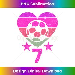 soccer birthday 7 year old boy girl seventh 7th birthday 2 - decorative sublimation png file
