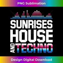 sunrises house and techno rave techno music for a dj 2 - unique sublimation png download