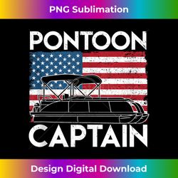 patriotic pontoon captain us american flag funny boat owner 1 - decorative sublimation png file