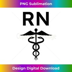 rn registered nurse - caduceus medical symbol 2