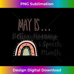 s cute speech therapist slp may is hearing & speech month 2 - retro png sublimation digital download