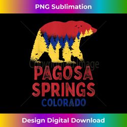 pagosa springs colorado rocky mountains co bear 1 - creative sublimation png download