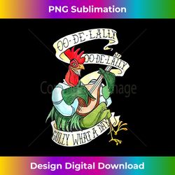 oo de lally golly what a day rooster playing guitar 1 - png sublimation digital download