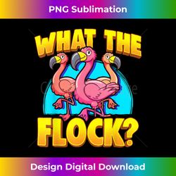 funny flamingo what the flock vacation summer - classic sublimation png file - reimagine your sublimation pieces