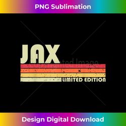 jax name personalized funny retro vintage birthday - minimalist sublimation digital file - customize with flair