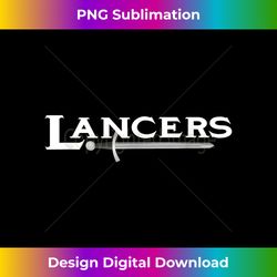 go lancers football baseball basketball cheer team fan - edgy sublimation digital file - crafted for sublimation excelle