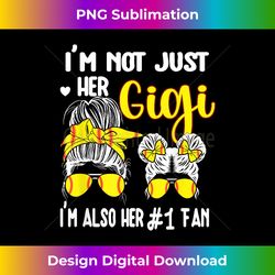 softball grandma gigi softball fan gigi - luxe sublimation png download