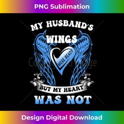 half of my heart is in heaven with my husband my angel long sleeve - sophisticated png sublimation file