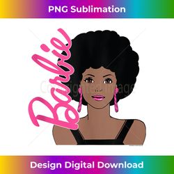 barbie afro barbie portrait tank top - unique sublimation png download