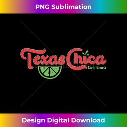 women texas chica latina graphic 1 proud vintage texas pride long sleeve - unique sublimation png download