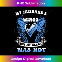 half of my heart is in heaven with my husband my angel long sleeve - png transparent sublimation design