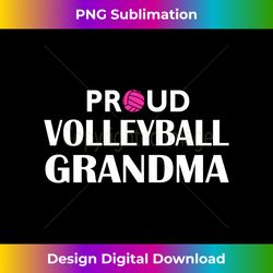 proud grandma i'm a volleyball grandma long sleeve - premium png sublimation file