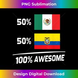 mexican ecuadorian flag half mexican half ecuadorian - trendy sublimation digital download