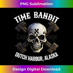 alaska dutch harbor fisherman catch time bandit fish crab long sleeve - professional sublimation digital download