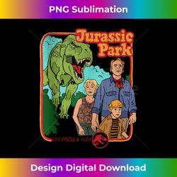 jurassic park retro life finds a way park 1 - artistic sublimation digital file