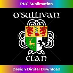 o'sullivan family crest coat of arms t 1 - retro png sublimation digital download