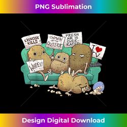 vintage couch potato club 2 - modern sublimation png file